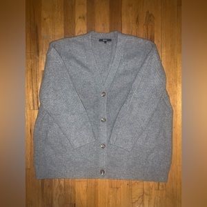 Quince Cashmere Oversized Boyfriend Cardigan Size Large